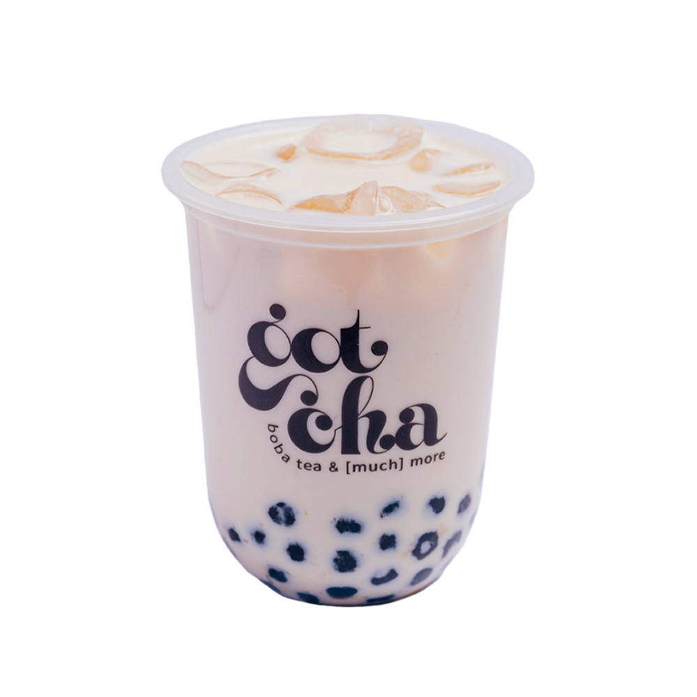 Peach oolong milk tea